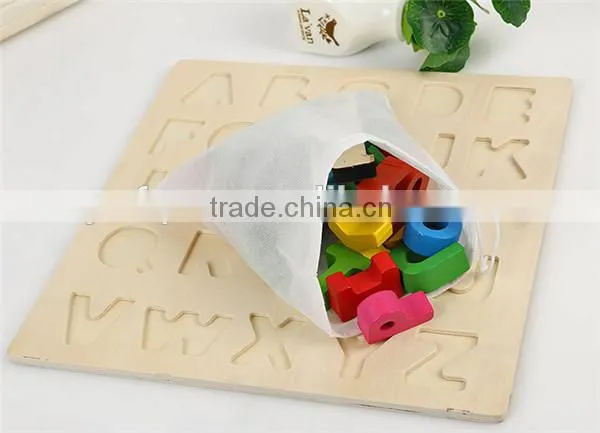 wooden training aid colour letter toy