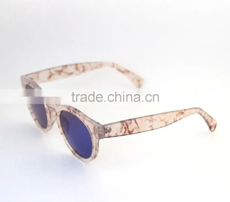 2015 new arrival wholesale Leopard tortoise round sunglasses