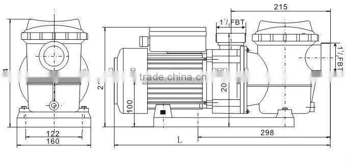 quick record strong reinforced plastic spa jet pump