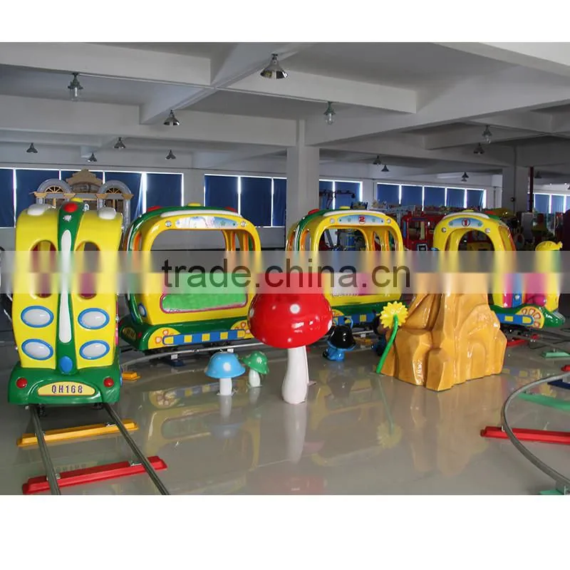 Kids electric rides train with tracks, caival rides for sale