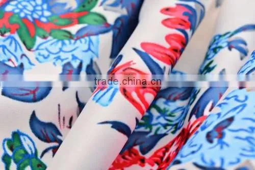 Fashion Women High Waist Floral Midi Skirt Slim Pleated Party Skirt