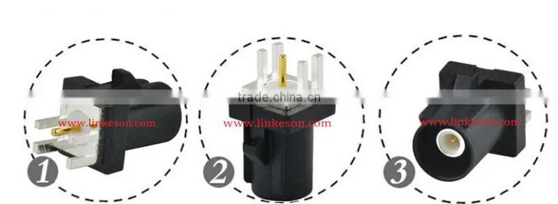 Coaxial Connectors FAKRA-G code Male Straight connector for pcb