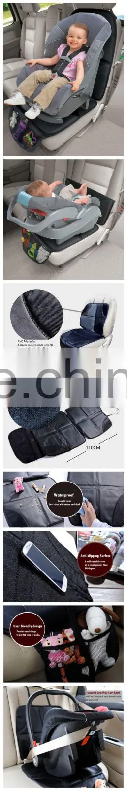 Durable portable wholesale baby Car Seat Protector Cover Mat