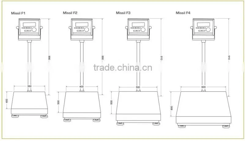 Hot Sales MISSIL F2-60 Bright LCD Display Electronic Weight Scale