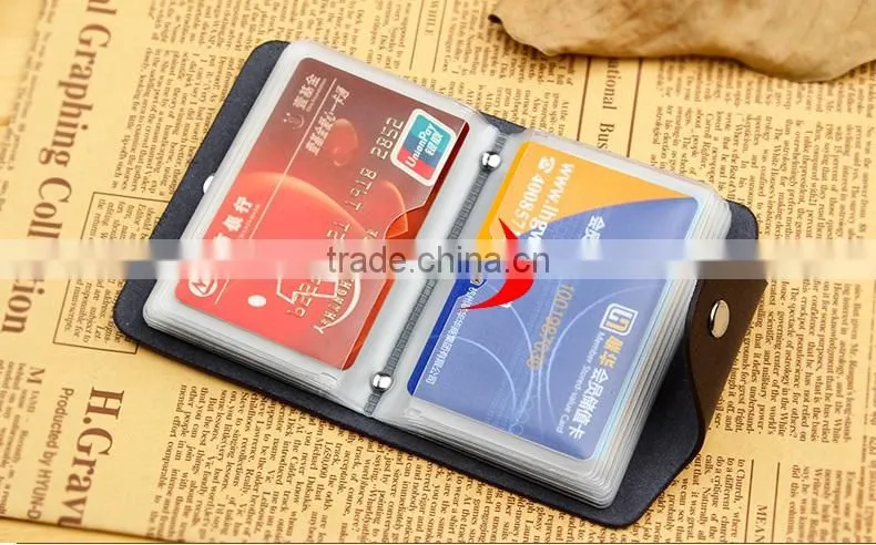 PU leather Business card holder