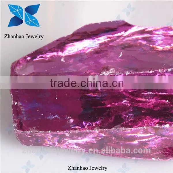 colorful Uncut Raw Gemstones /raw cubic zirconia material stone/semi precious stone