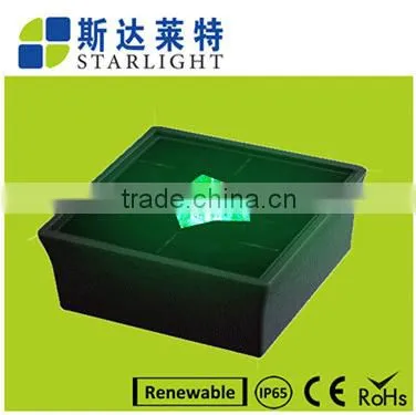 energy saving yellow integrated greenway solar ice brick light