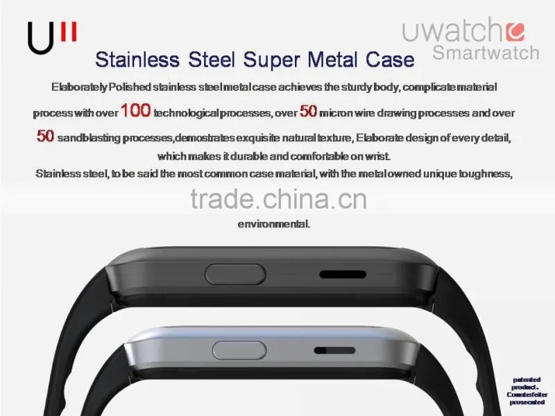 Fashion Smart Watch U11,Support Sim Card,Bluetooth 4.0 Smart Clock,Support GSM Call,Bluetooth Communication
