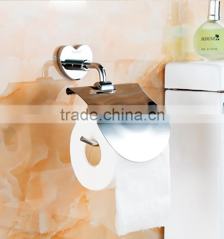 bathroom accessory with brass toliet paper roll holders for shower rail.