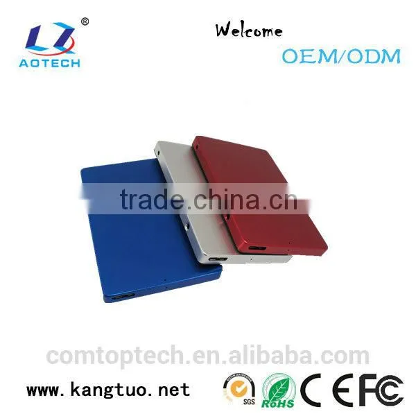 shenzhen made 2014 popular hdd enclosure with elegant design usb 3.0 sata external 2.5 hdd enclosure