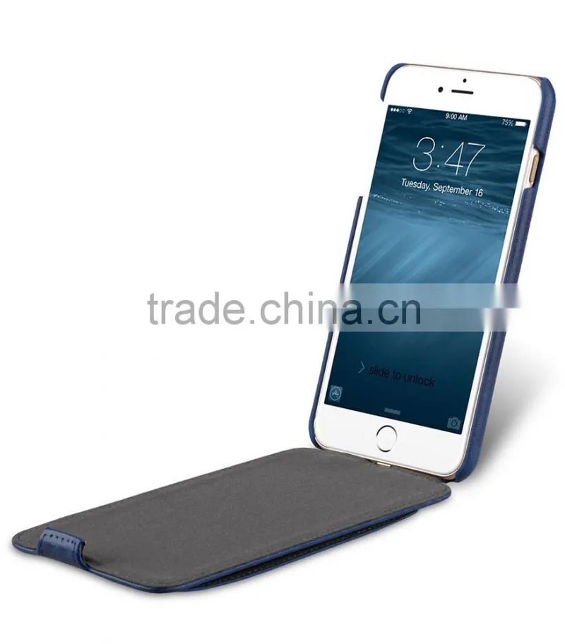 Newly Flip Cover phone case Blue PU Leather Case for Apple iPhone 7 Plus(5.5")