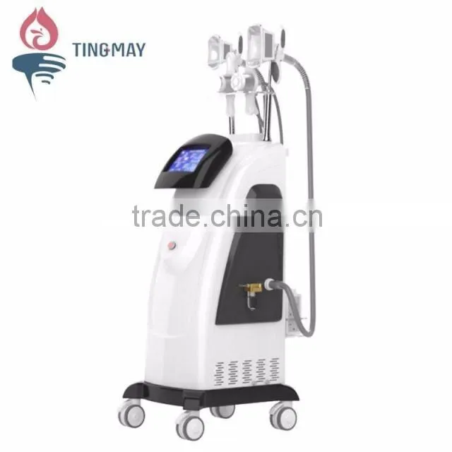 hot sale vertical 5 handles with lipo laser liposuction fat freezing cryolipolysis machine
