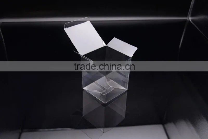 transparent plastic gift folding box