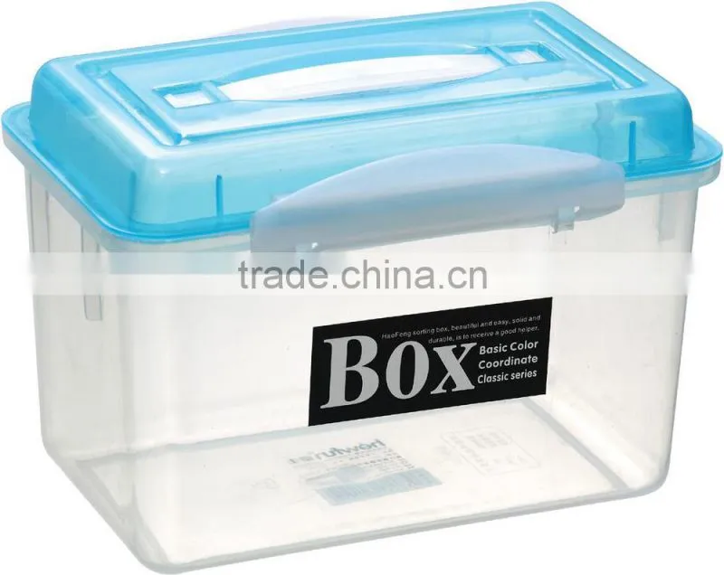Small clear waterproof plastic box factory storage box