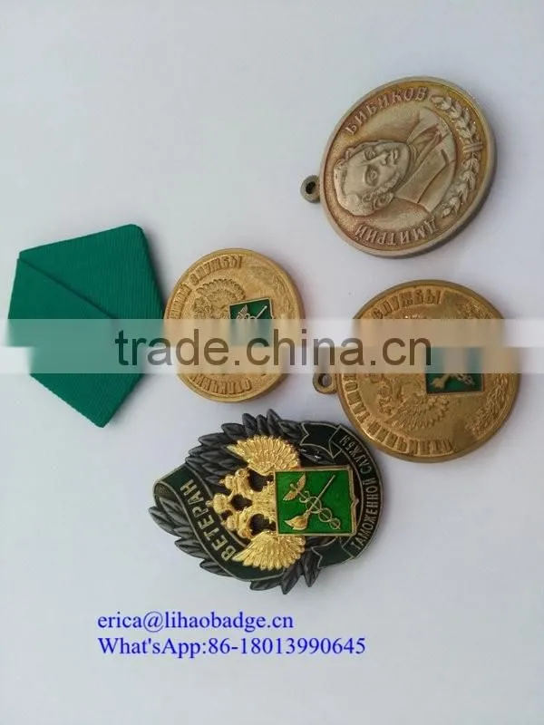 Low price war medals Free delivery custom metal award medals Excellent quality cheap Russia medals
