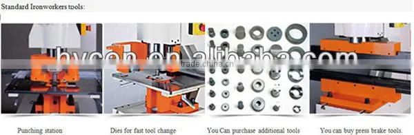 Q35Y-16 Dual cylinder Hydraulic Ironworker Machine
