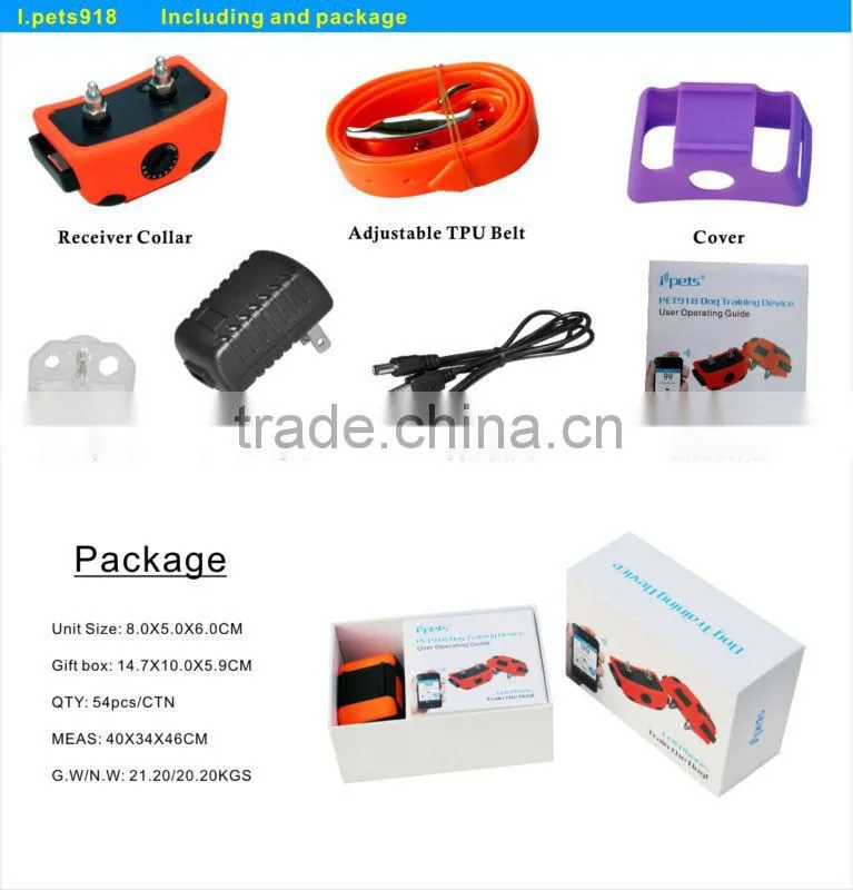 dog barking alarm collar waterproof and rechargeable
