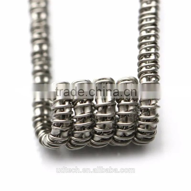 UD prebuilt clapton coils staggered fused clapton coil wire