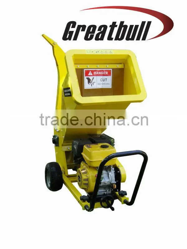 gasoline garden rotary wood chipper shredder