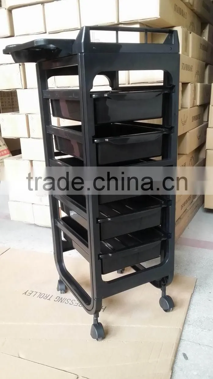 professional aluminum trolley beauty case hair salon trolley barber cair trolley B60-ST033