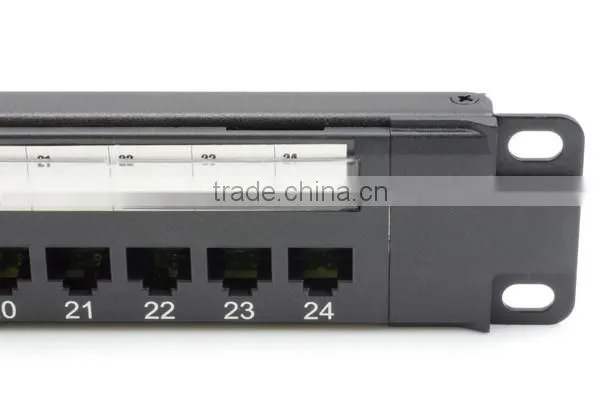 Taiwan Manufacturer 24-Port 110 and LSA+ IDC Unshielded Modular Patch Panel
