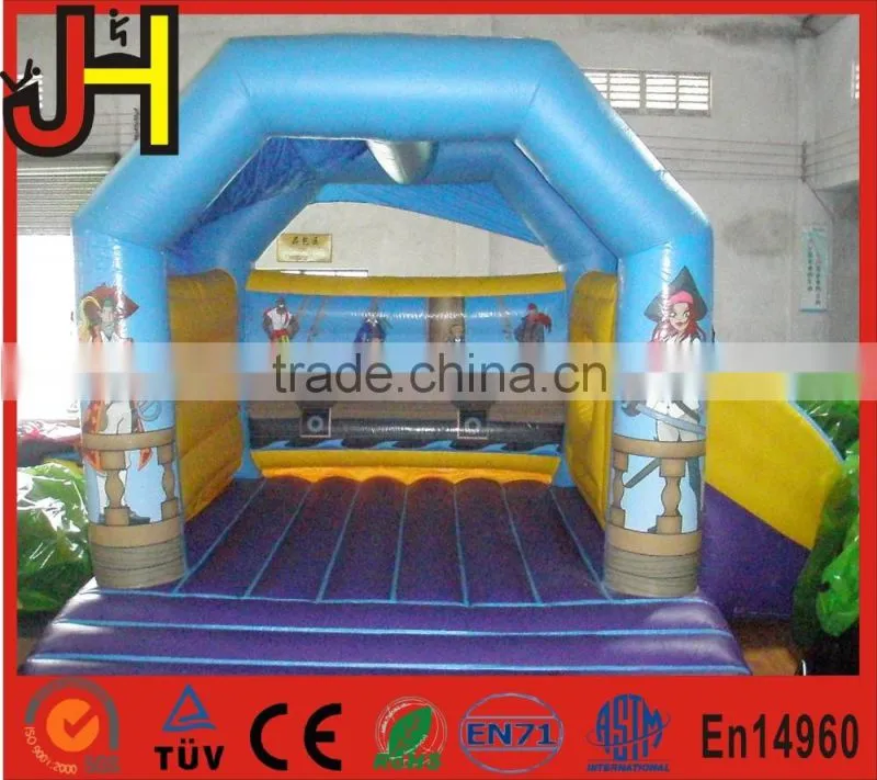Wholesale pirate boat inflatable jumping bouncer slide combo