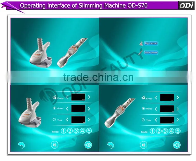 Hotsale 2016 non-invasive vacuum rf roller high techno body shaping