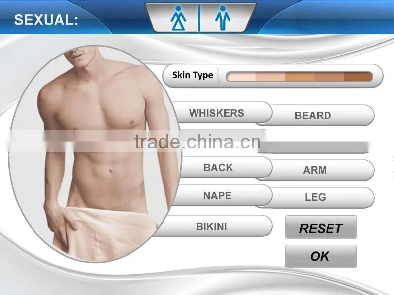 Painless no side-effect diode hair removal laser machine