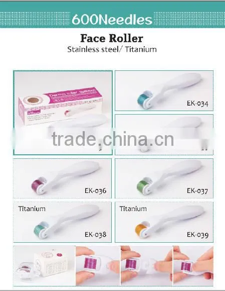 NL-600G ,600S 600needles derma roller acne needles and streched marks removal derma roller