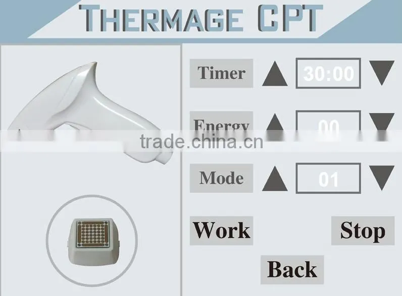 High technology Fractional rf radio frequency machine for face and body face lifting -F-TJ03