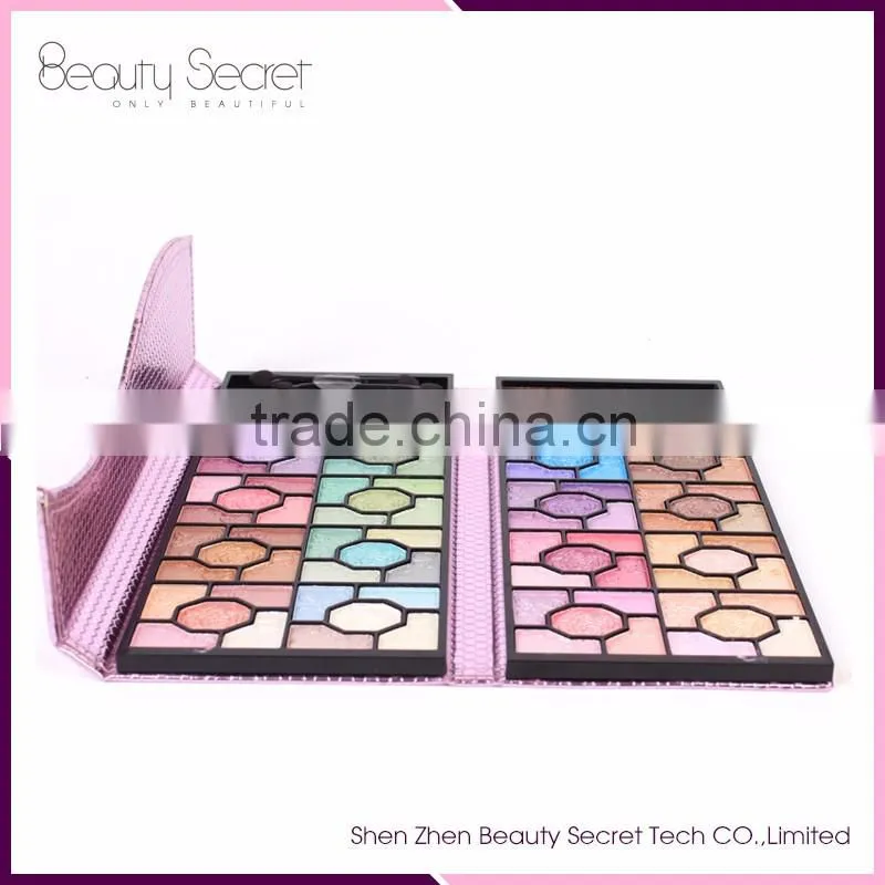 Wholesale 100 color cosmetic makeup eyeshadow palette for lady