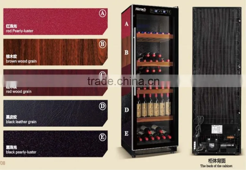 Hot sale new type upright wine refrigerator