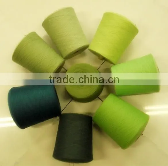 100% pure white dyed woolen merino wool yarn
