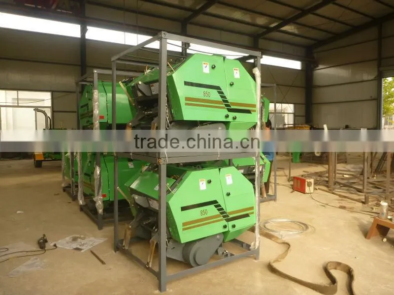 mini round hay baler for rice&wheat