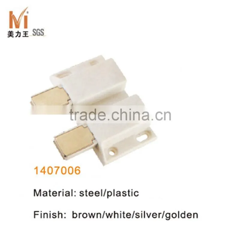 high quality double white magnetic door catch for furniture cabinet door