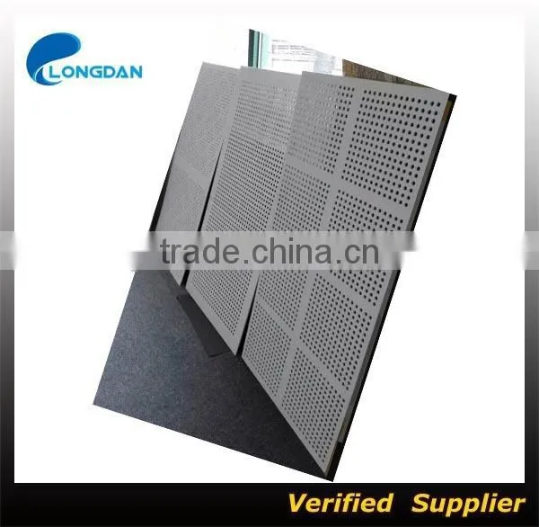 Perforated calcium silicate board