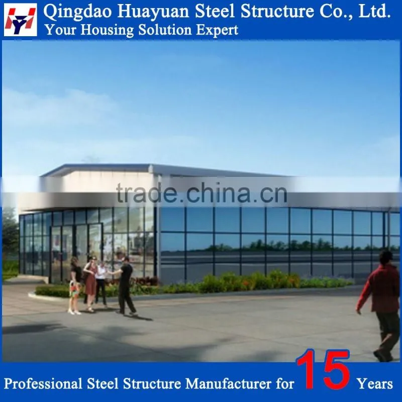 UAE Long Span Prefabricated Light Steel Structure Shopping Mall