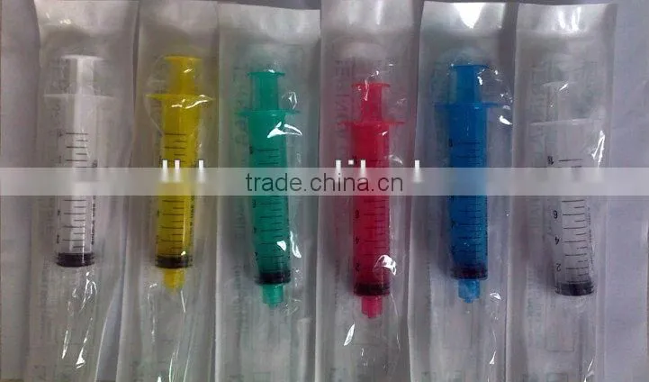 Syringe with Color