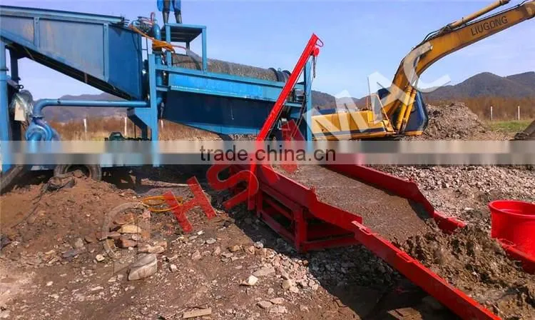 HSM ISO CE Easy Use Best Price 7-22t/h Gold Sluice