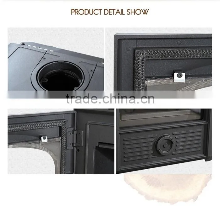Good quality CE passed antique fireplace/wood burning stove with beautiful flame
