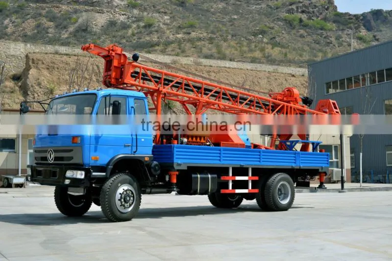 Professional GSD water well rotary drilling machine with power head