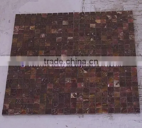 2017 new arrival MULTI RED ONYX MOSAIC TILES COLLECTIONS
