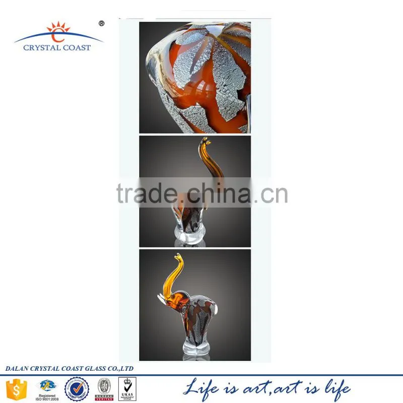 antique elephant statues; murano souvenir glass elephant;elephant ornaments gifts