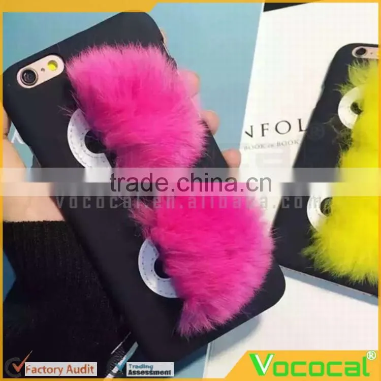 Cute Big Eyes Style Plush Case for iPhone 6 Plus / 6S Plus 5.5 Inch