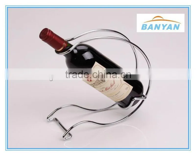wine rack stainless steel, single bottle wine rack, metal wine rack
