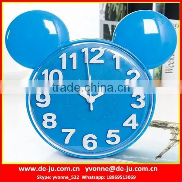 Transparent Micky Head Sublimation Clock