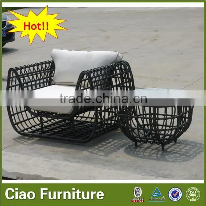 new style outdoor rattan sofa wholesale rattan wicker furniture