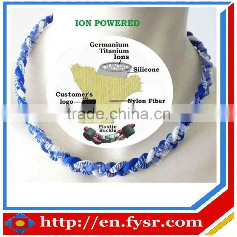 Healthy camouflage sport titanium tornado necklace