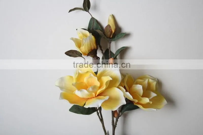 Elegant Decorative Artificial Magnolia Flower for Wholesale Direct Selling
