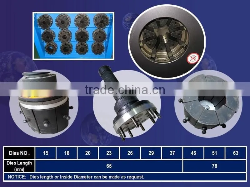 1/4" to 2" hydraulic hose assembly pressing machine/hose fitting tool/hose crimper machine
